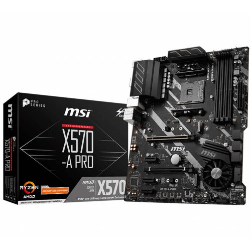 Tarjeta Madre MSI X570-A PRO, AMD Ryzen, AM4, ATX, X570