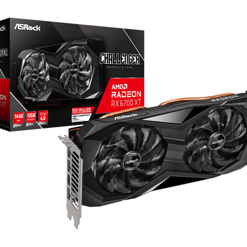 Tarjeta de video Asrock AMD Radeon RX 6700 XT Challenger 12GB, 16 Gbps, 12GB 192-bit GDDR6, DirectX 12 Ultimate, RX6700XT CLD 12G