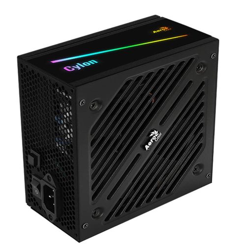 Fuente de poder Aerocool Cylon ARGB Full Range 600W Certificacion 80+ Bronze