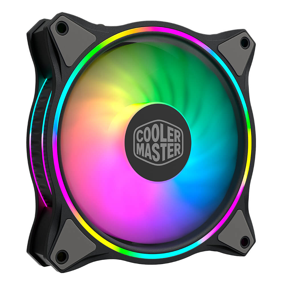 Ventilador para Gabinete 120mm Cooler Master Masterfan MF120 Halo ARGB, MFL-B2DN-18NPA-R1