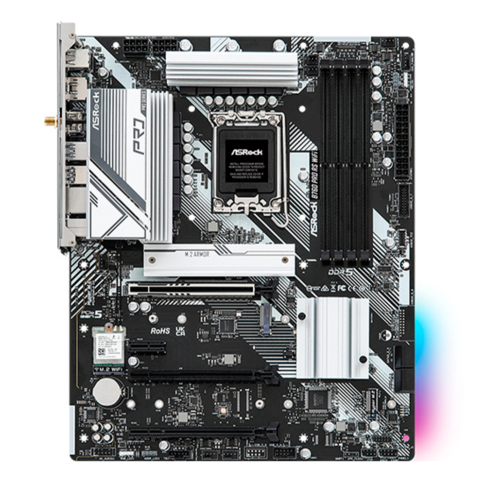 Tarjeta Madre ASRock B760 PRO RS WIFI, ATX, LGA1700, Intel B760, HDMI, Up To 192GB DDR5, B760 PRO RS WIFI - Image 2