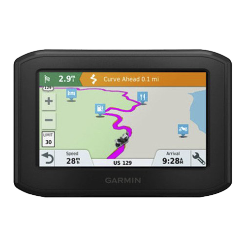 GARMIN 10-02019-00 Navegador para Motocicleta Z?mo, Pantalla 4.3″ Resistente, Ruteo Aventurero, Alertas para Motociclistas, Control de Música, Llamadas Manos Libres, Tráfico y Clima en Tiempo Real, Notificaciones Inteligentes, Compatible con Trip