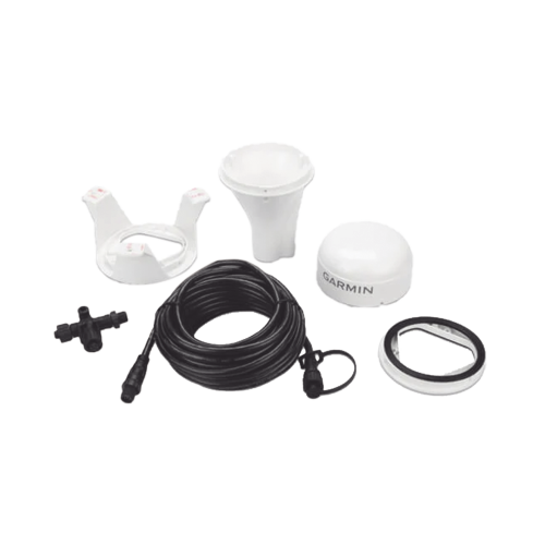 GARMIN 10-02316-10 Antena Marina GPS 24xd, Conexión por medio de red NMEA 2000, Peso 201 g, Cable 6 m, Rango de Temperatura -30 a 80 °C, Material Aleación de Plástico IPX7, Alimentación 9-32 V CC, Precisión < 1 m CEP