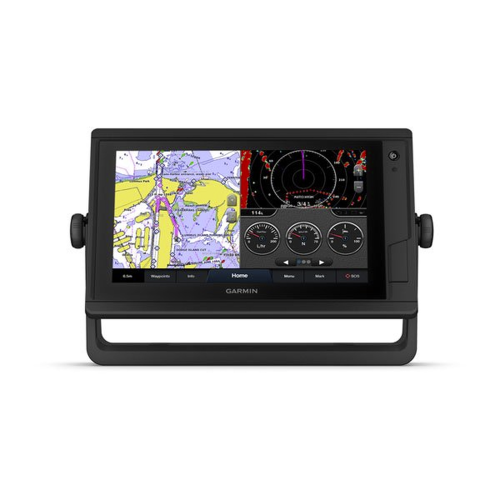GARMIN 10-02321-00 Plotter de Navegación GPSMAP 8612xsv, Pantalla Táctil WSVGA 9″, Resolución 1024 x 600, IPX7, Compatible con NMEA 2000 y 0183, BlueChart g3, ClearVü y SideVü, Conectividad Wi-Fi y Bluetooth