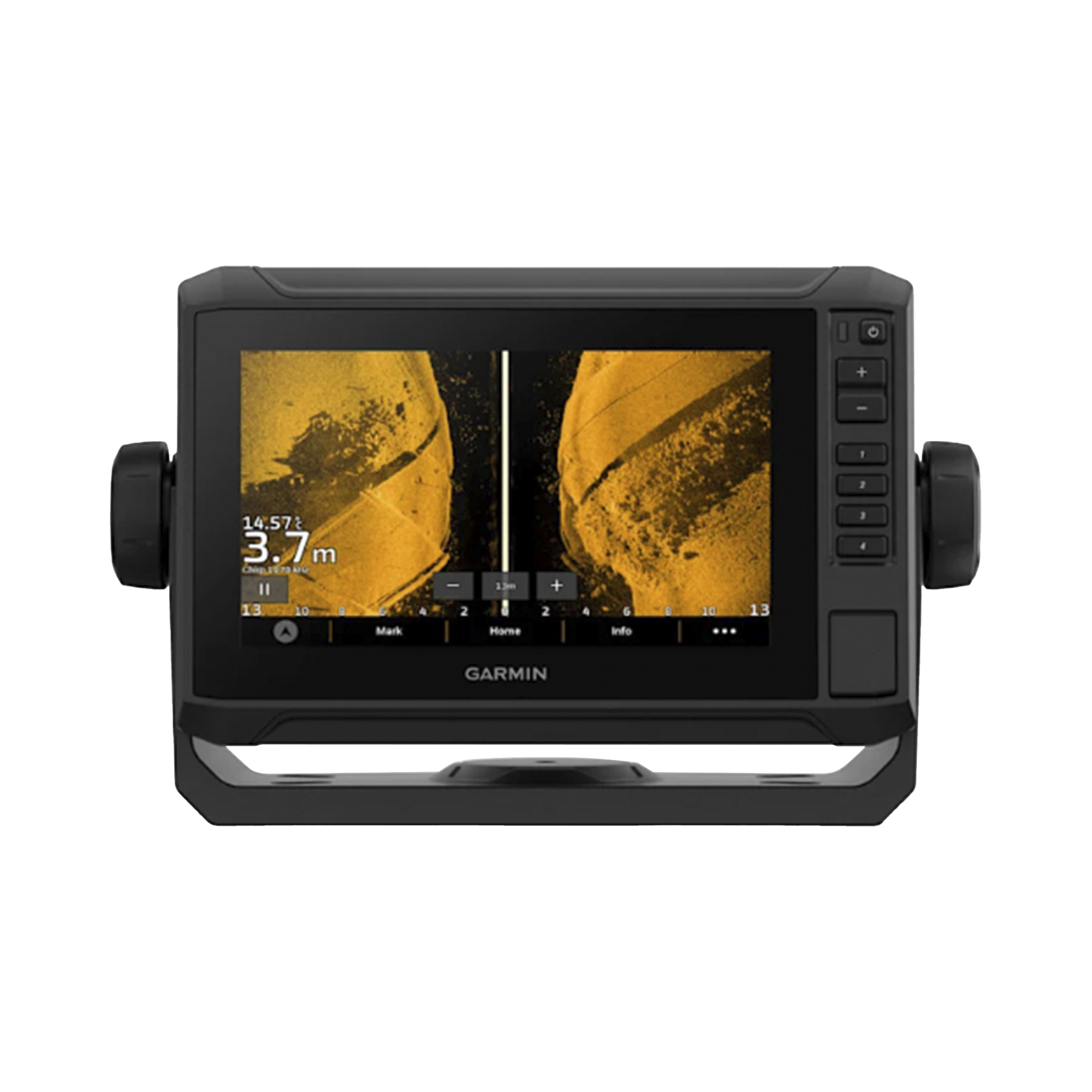 GARMIN 10-02683-00 Plotter de Navegación ECHOMAP™ UHD2 de 7″, Pantalla Táctil WVGA 7″, GPS Multibanda y Multiconstelación, Compatible con AIS y DSC, Sonda CHIRP Integrada, ClearVü y SideVü, Resistencia al Agua IPX7, Cone