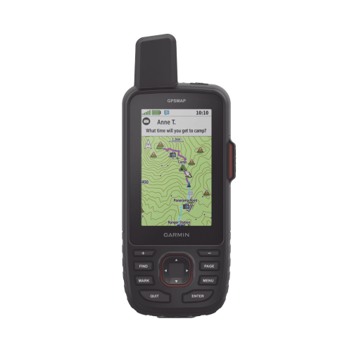 GARMIN 10-02812-00 Navegador GPS Outdoor GPSMAP 67i, Pantalla TFT Transflectiva a Color 3″, Resolución 240 x 400 Píxeles, Batería Recargable de Ión-Litio, Autonomía Hasta 840 Horas, IPX7, MIL-STD-810, Brújula de Tres Ej
