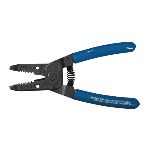 KLEIN TOOLS 1011 Pelacables, Cortacables para Cable Macizo de 10-20 y Trenzado de 12-22 AWG