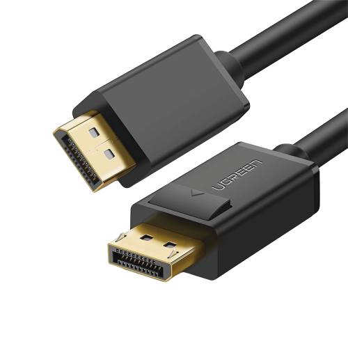 UGREEN 10213 Cable DisplayPort 1.2 Macho a Macho | Longitud 5m | Versión DP1.2 | Soporta 4K@60Hz; 2K@144Hz | Soporta 3D | Color profundo de 8 y 10 bits | Blindaje Interno Múltiple | Cobre Estañado 28AWG | Botón de Liberación.