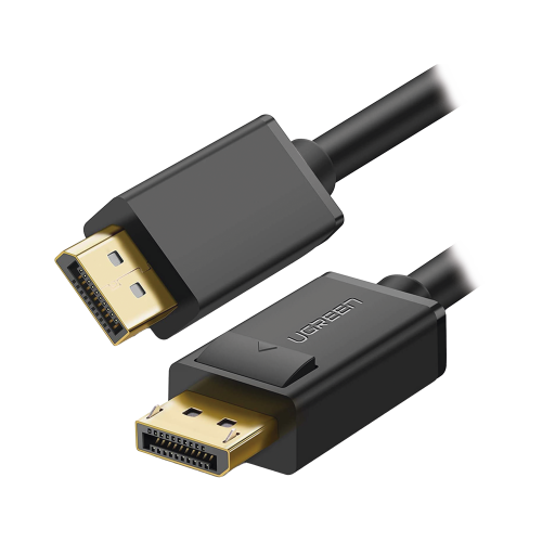 UGREEN 10245 Cable DisplayPort 1.2 Macho a Macho | Longitud 1.50 m | Versión DP1.2 | Soporta 4K@60Hz; 2K@144Hz | Soporta 3D | Color profundo de 8 y 10 bits | Blindaje Interno Múltiple | Cobre Estañado 28AWG | Botón de Liberación.