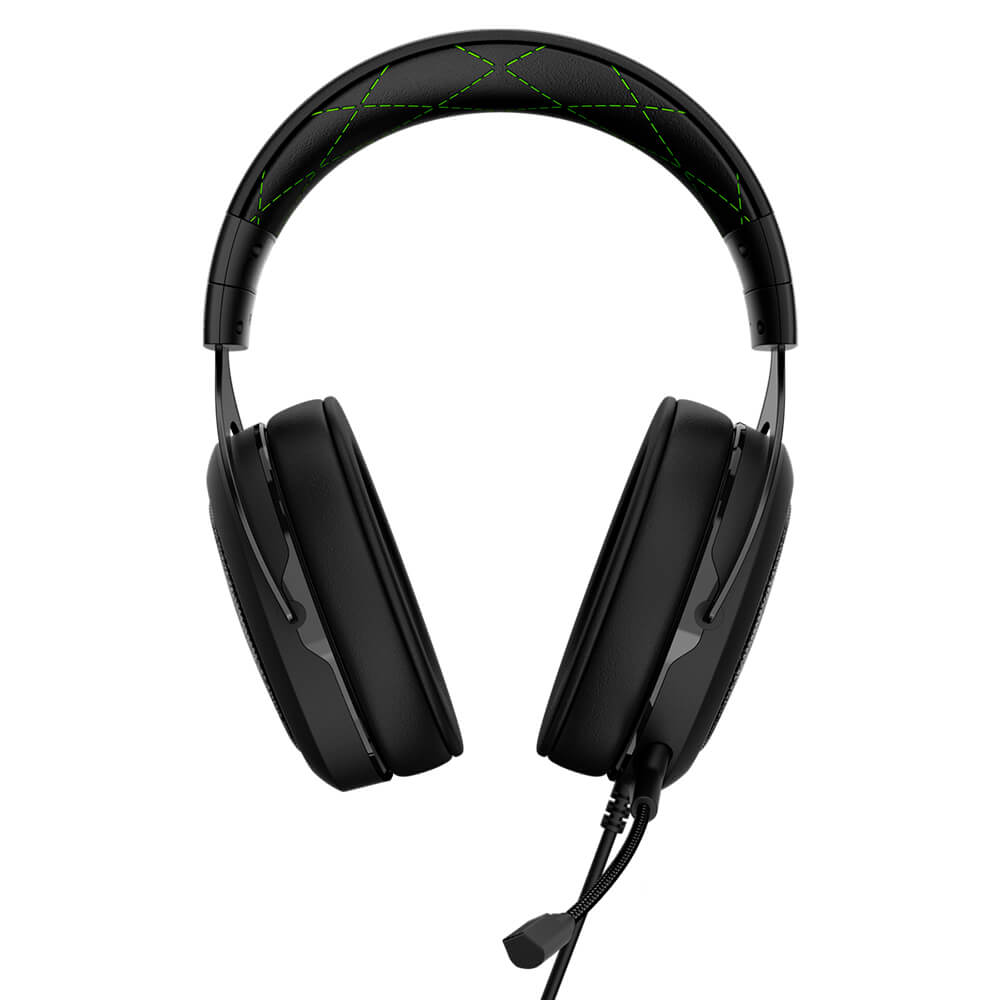 Diadema Corsair HS50 Verde, Alambrica, Estereo 3.5mm, PC - PS4 - XBOX ONE - Switch, RECERTIFICADO, CA-9011171-WW/RF - Image 3