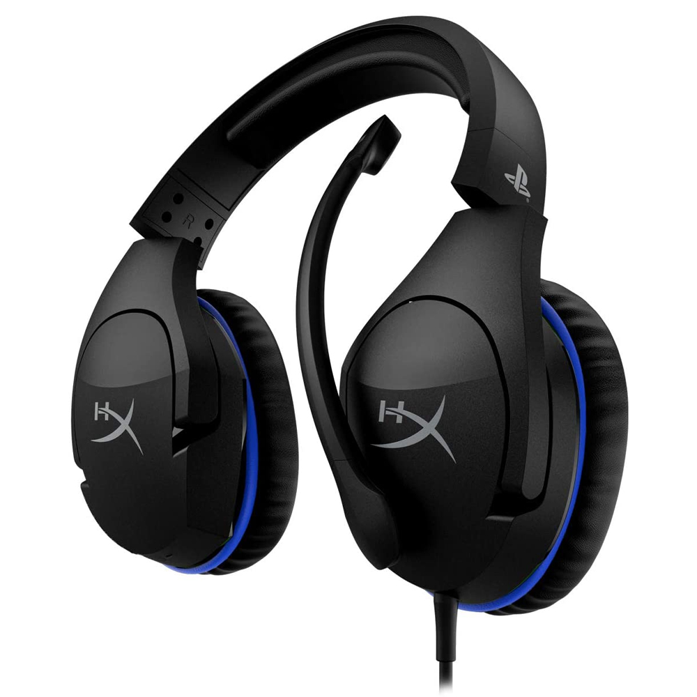 Diadema HyperX Cloud Stinger PS4 Edition con Microfono Alambrica Estereo Negra-Azul 2x3.5mm, HX-HSCSS-BK/AM / - Image 4