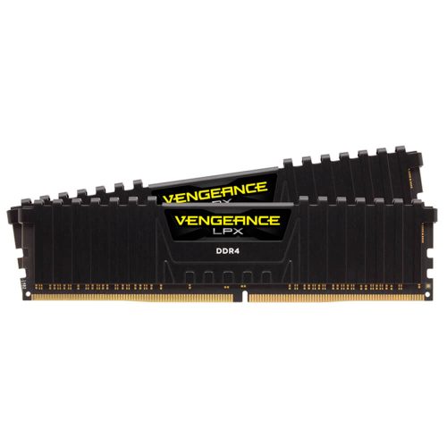 Memoria RAM DDR4 8GB 2666MHz Corsair Vengeance LPX 2x4GB, Black, CMK8GX4M2A2666C16 /MAX. 1 X CLIENTE