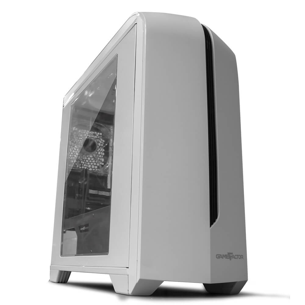 Gabinete Game Factor CSG500 White, Micro ATX, Ventana Acrílico - Image 2