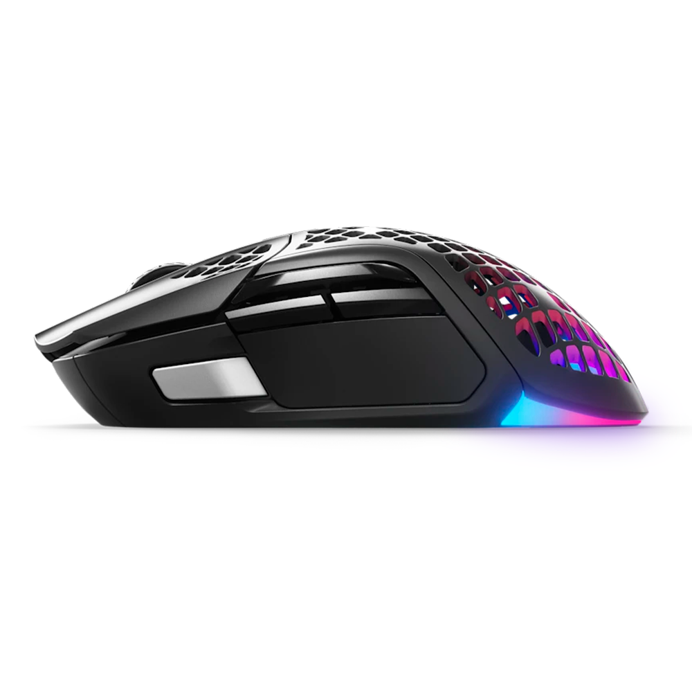 Mouse Gamer SteelSeries Aerox 5 Wireless, Inlámbrico, Sensor SteelSeries TrueMove Air, Óptico, Diseño Ergonómico, 62406/ SS%OFF, INCLUYE MOUSEPAD STEELSERIES DE REGALO, NAVSTEEL - Image 3
