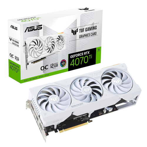 Tarjeta de Video Asus TUF Gaming NVIDIA GeForce RTX 4070 Ti OC White Edition, PCIe 4.0, 12GB GDDR6X, HDMI 2.1a, DisplayPort 1.4a, TUF-RTX4070TI-O12G-WHITE-GAMING