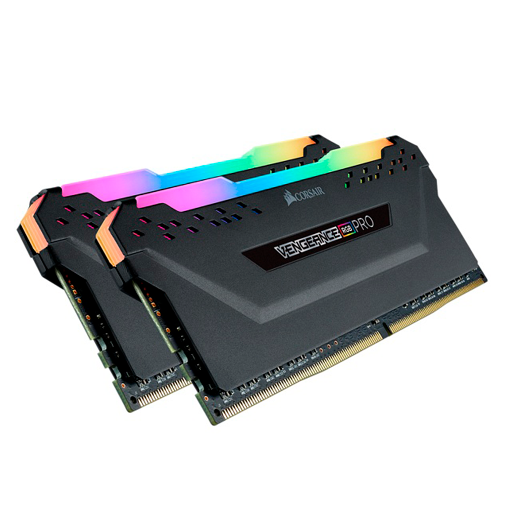 Kit Memoria RAM Corsair Vengeance RGB Pro DDR4, 2666MHz, 16GB (2x8GB), Non ECC, CL16, XMP, CMW16GX4M2A2666C16 /MAX. 1 X CLIENTE - Image 2