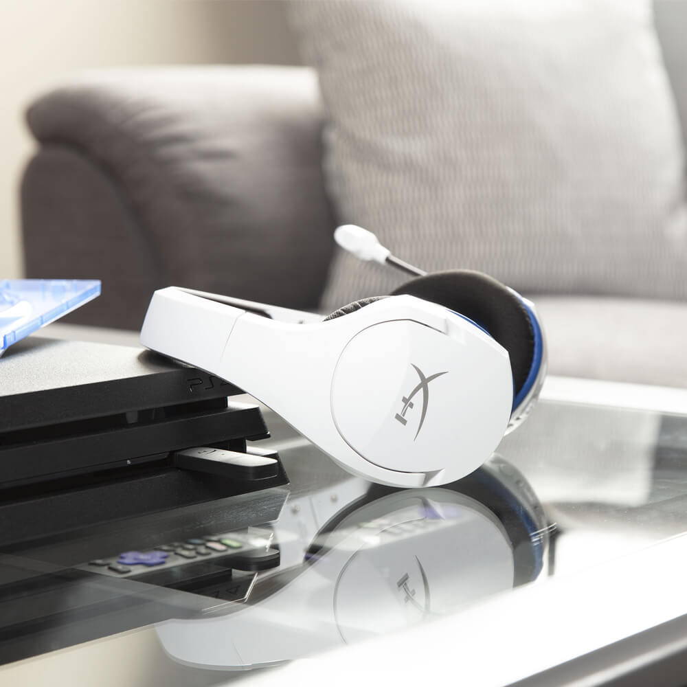 Diadema HyperX Cloud Stinger Core Wireless PS4, PC, PS4 y PS4 Pro con Microfono, White, 2.4GHz, HHSS1C-KB-WT/G - Image 7