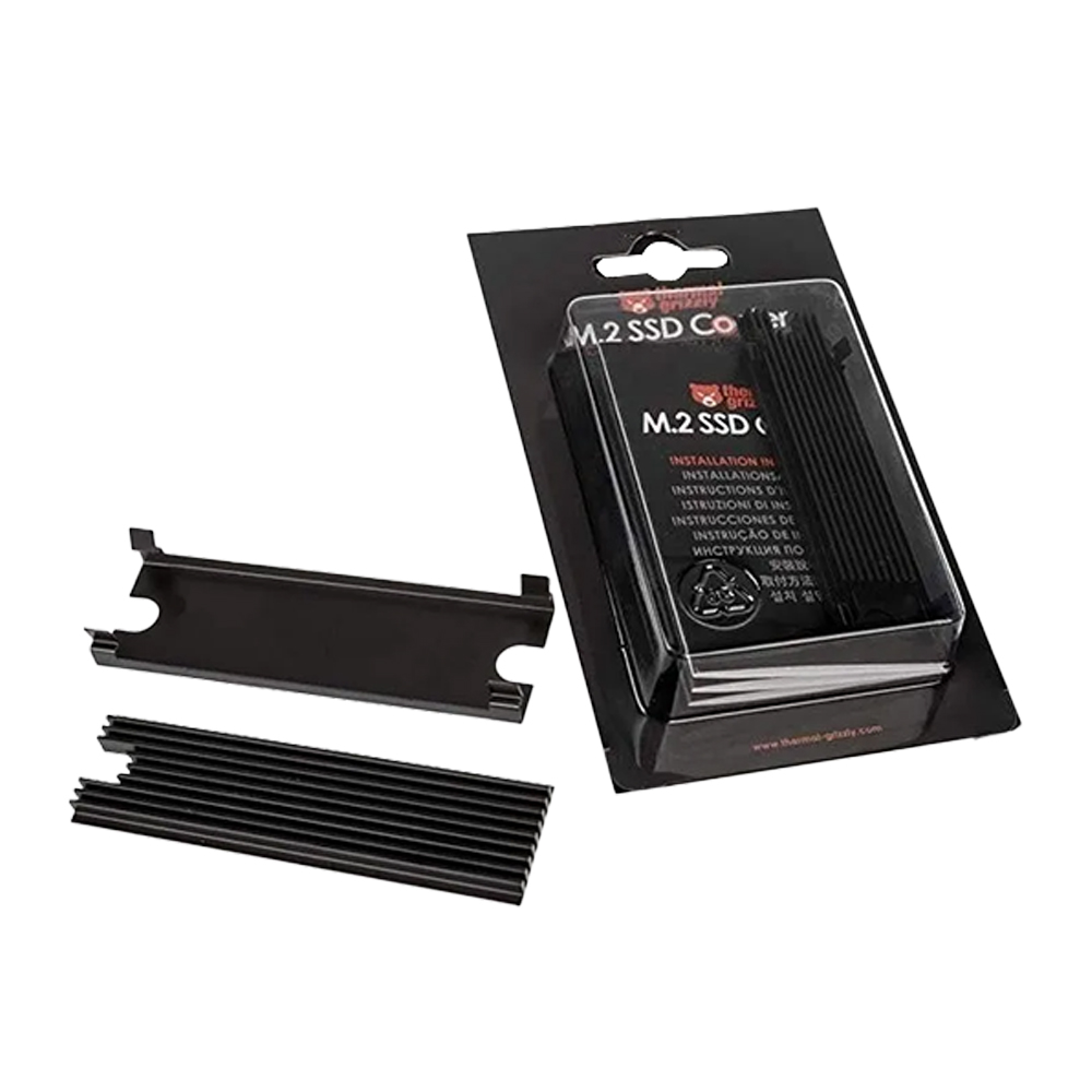 Disipador para SSD M.2 2280, Thermal Grizzly M.2 SSD COOLER, TG-M2SSD-ABR /MAX. 1 X CLIENTE