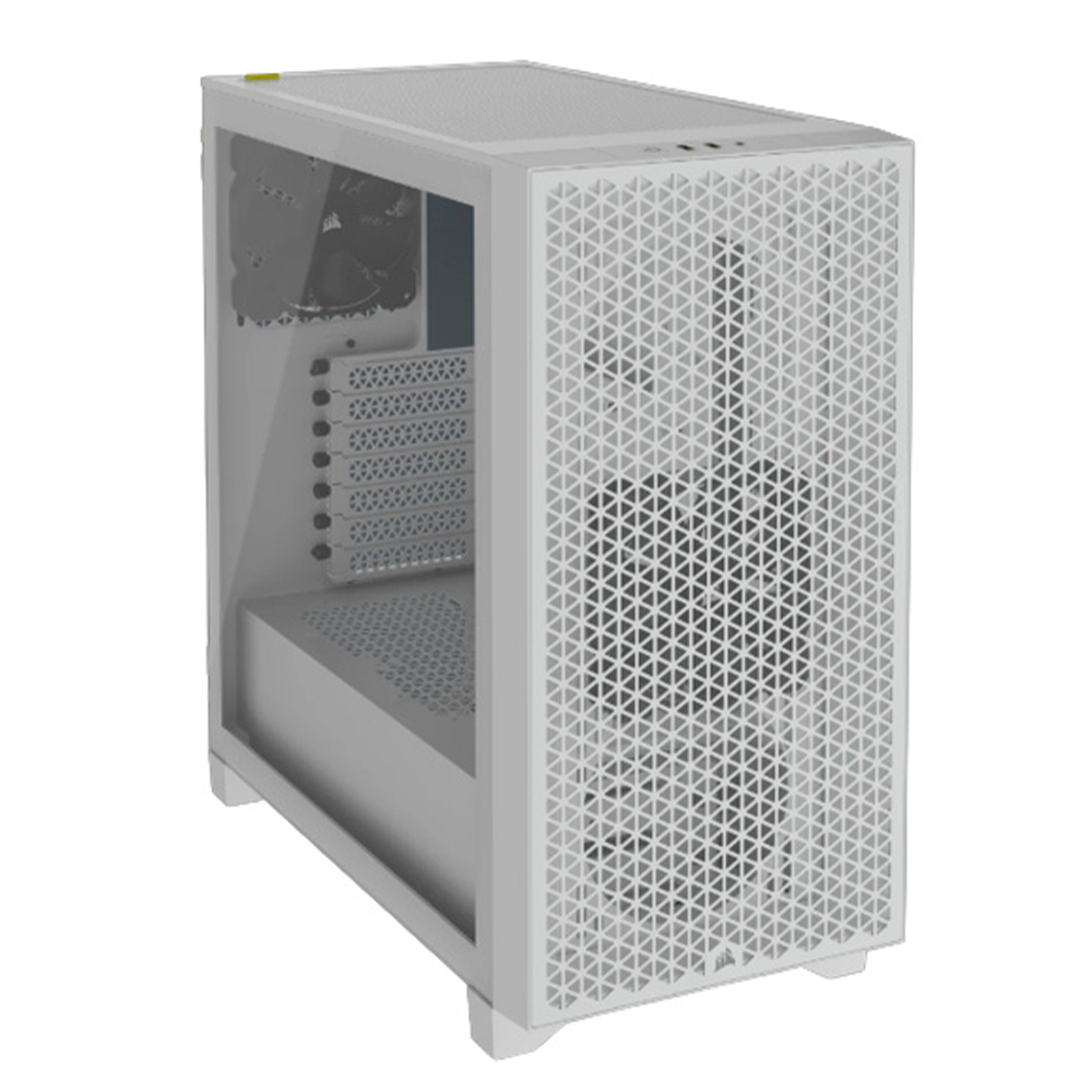 Gabinete Corsair 3000D Airflow, Midi-Tower, ATX, Cristal Templado, USB 3.0, Sin Fuente, 2 Ventiladores Instalados, Blanco, CC-9011252-WW, PROMO CORSAIR - Image 4