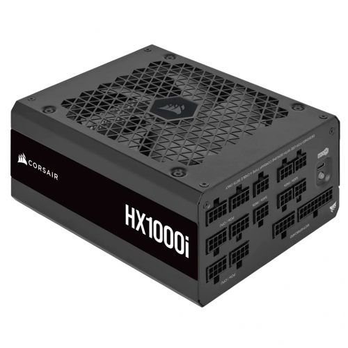 Fuente de Poder Corsair HX1000i 80+ Platinum, 20+4-pin ATX, 140mm, 1000W, CP-9020259-NA