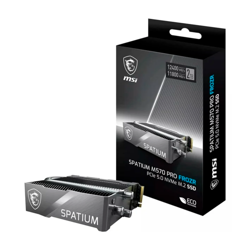 Unidad de Estado Sólido MSI Spatium M570 PRO FROZR, 2TB, 3D NAND, 2.5", SPATIUM M570 PRO /MAX. 1 X CLIENTE