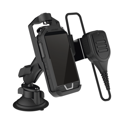 RUGGEAR 13035500 Base para Vehículo Compatible con RugGear RG725 y RG750, Incluye Puerto de Carga