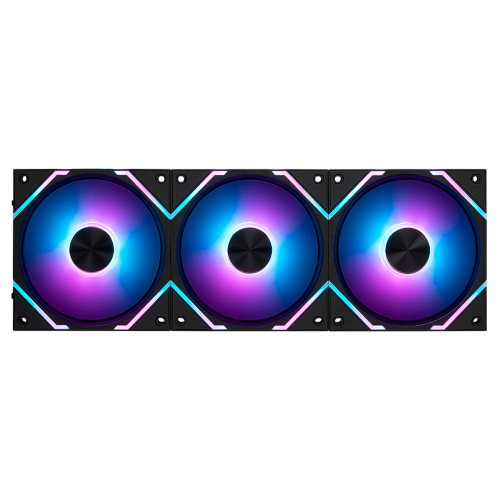 Kit 3 Ventiladores MSI MPG EZ120 ARGB, 3X120mm, ARGB LED, 0~1900 RPM, Black, MPG EZ120 ARGB-3B