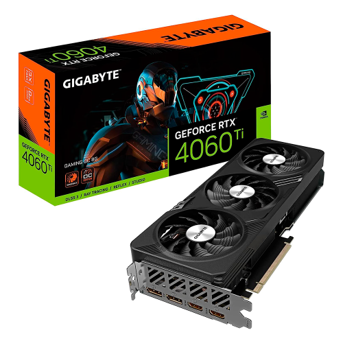 Tarjeta de Video Gigabyte GeForce RTX 4060 Ti Gaming OC 8G, 3 Ventiladores WINDFORCE, 8 GB 128 bits GDDR6, GV-N406TGAMING OC-8GD