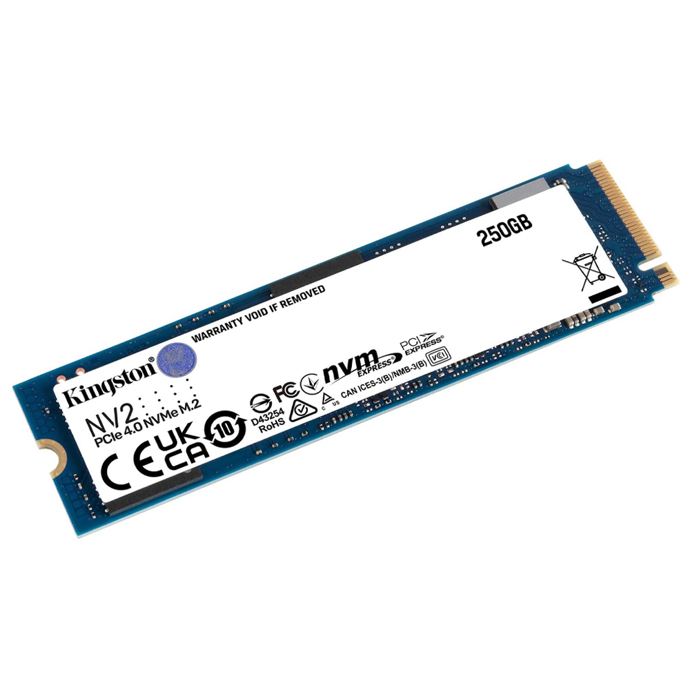 Unidad de Estado Solido M.2 KINGSTON, 250GB (SNV2S/250G) NV2, PCIE 4.0, NVME, 2280, /MAX. 1 X CLIENTE - Image 2