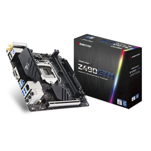 Tarjeta Madre Biostar Z490GTN Socket LGA1200 Intel Z490 Mini ITX, DDR4, Intel Core 10th Generación