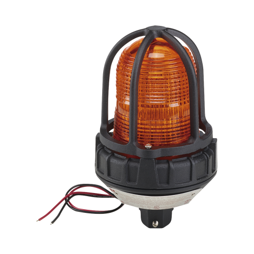 FEDERAL SIGNAL INDUSTRIAL 151XST-012024-A Luz estroboscópica para ubicaciónes peligrosas, montaje tipo tubo, 12-24 VCD, color Ámbar