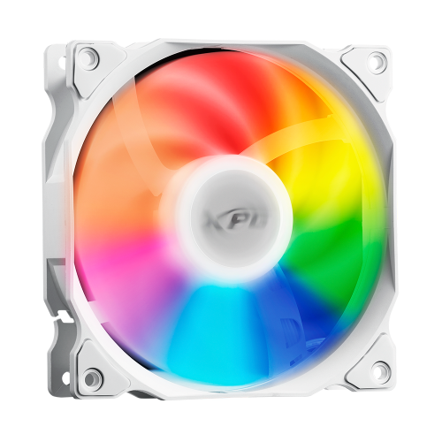 Ventilador XPG Vento 120 ARGB LED, 120mm, 1200RPM, Blanco, VENTO120ARGB-WHCWW