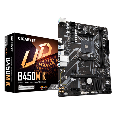 Tarjeta Madre Gigabyte B450M K, mATX, AM4, AMD B450, HDMI, Up To 64GB DDR4, B450M K