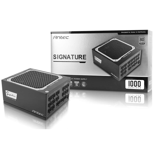 Fuente de Poder Antec Signature, 1000W 80+ Platinum, Full Modular, Capacitadores Japoneses, Zero RPM Mode, SP1000