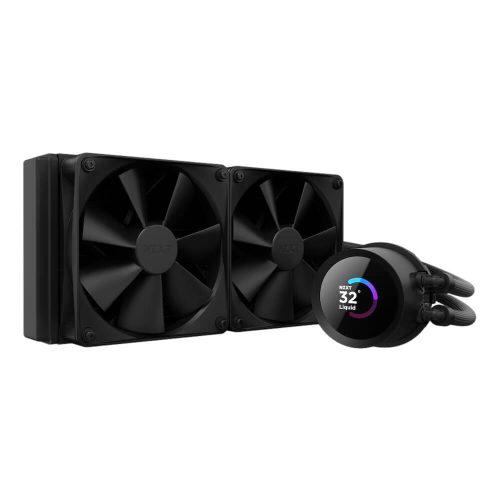 Sistema de Enfriamiento Liquido NZXT Kraken 240, RGB en Bomba, Bomba Separada, 240mm, Negro, RL-KN240-B1, NZXTPROMO