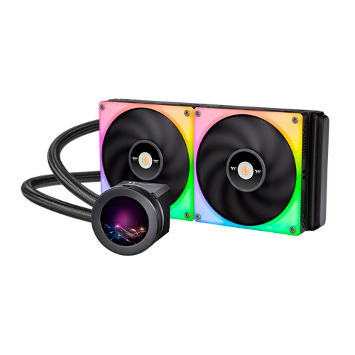 Enfriamiento Líquido Thermaltake Toughliquid Ultra 280 RGB, 2x140mm, 500-2000RPM, CL-W371-PL14SW-A/ NAVIDAD