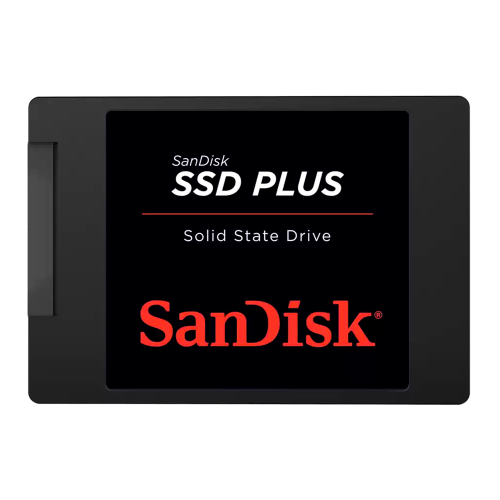 Unidad de Estado Sólido SSD SanDisk SSD Plus, 500GB, 2.5", 500MB/s Escritura, 545 MB/s Lectura, SATA III, SDSSDA-500G-G28 /MAX. 1 X CLIENTE