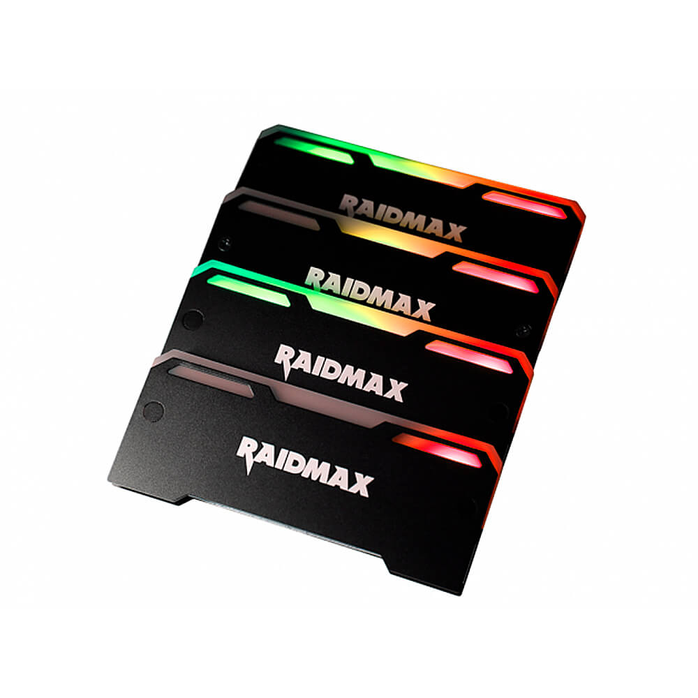 Disipador para RAM Raidmax MX-902F RGB Controlable por Software Aura Sync, RGB Fusion, MSI Mystic Light Sync y Razer Chroma - Image 4