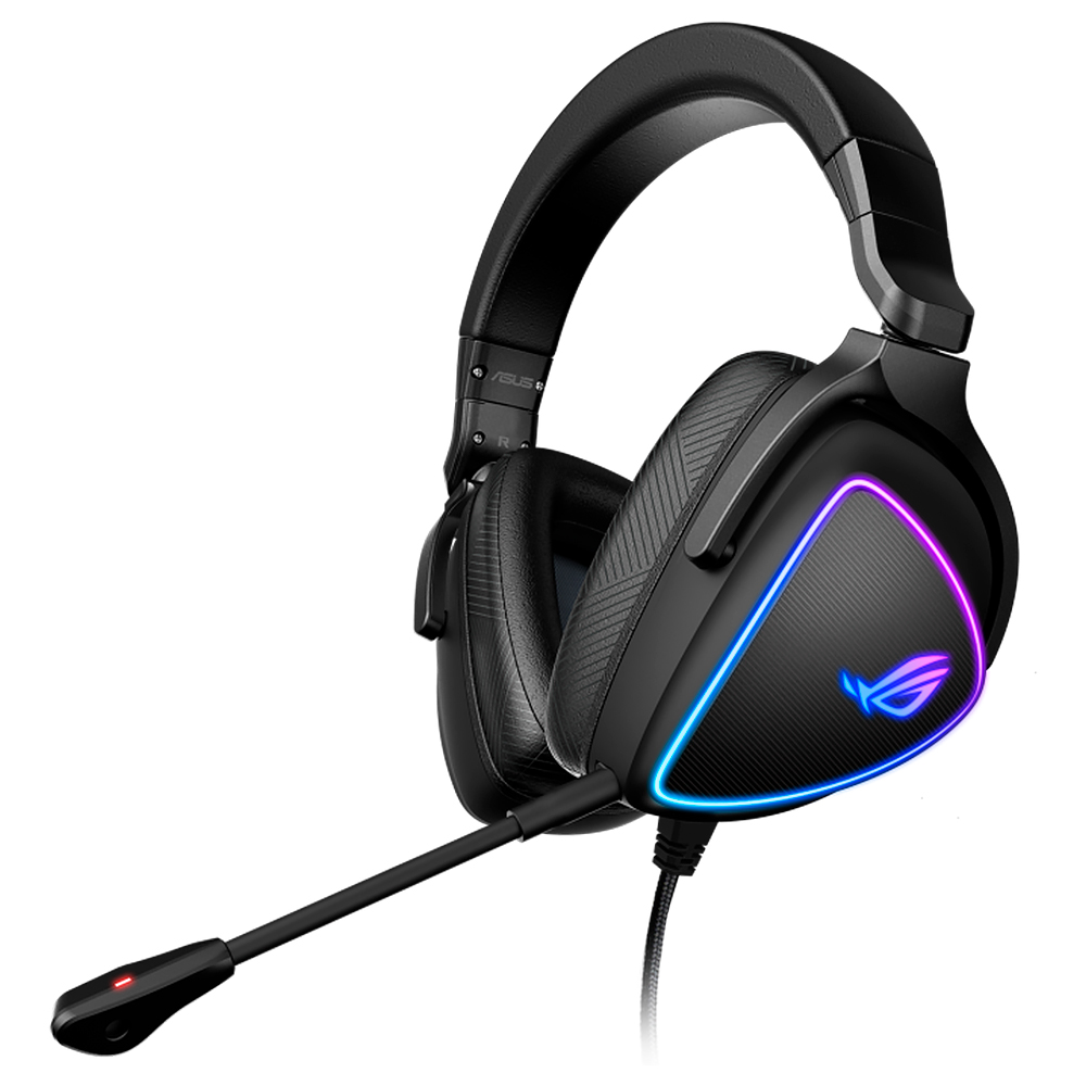Diadema Gamer ASUS ROG DELTA S, ESS 9281 con tecnología Quad DAC, Aura Sync RGB, Multiplataforma