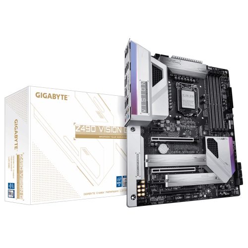 Tarjeta Madre Gigabyte Z490 Vision G Socket LGA1200 Intel Z490 ATX, DDR4, Intel Core 10th Generación