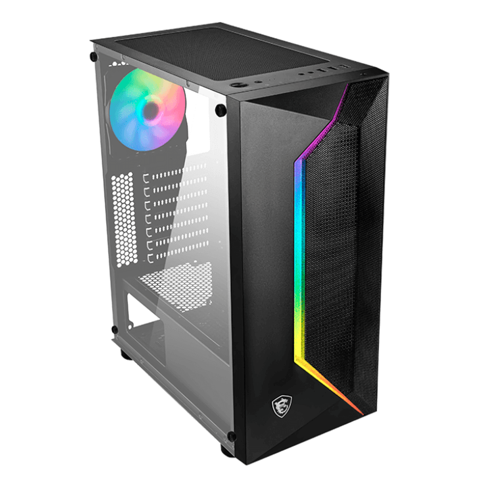 Gabinete MSI MAG VAMPIRIC 100R, ATX, mATX, mini-ITX, 2 Ventiladores 120mm, Panel frontal RGB, Panel de Cristal Templado, MAG VAMPIRIC 100R/ - Image 4