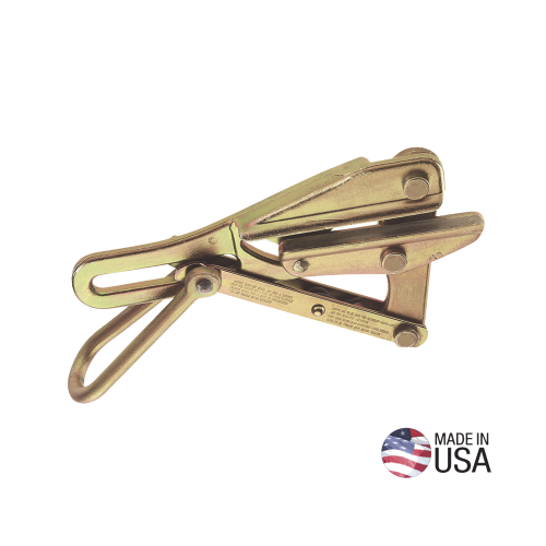 KLEIN TOOLS 1656-50 Tensor Grillo tipo Chicago™ para Cable Desnudo (ACSR, AAC, Cobre), de 19 a 22 mm (0.74″ a 0.86″). Carga Máxima Segura: 8000 lb (3629 kg).