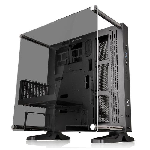 Gabinete Thermaltake Core P3 TG Black, USB 3.0, Modding Extremo, Gamer, CA-1G4-00M1WN-06, Incluye Cable Riser