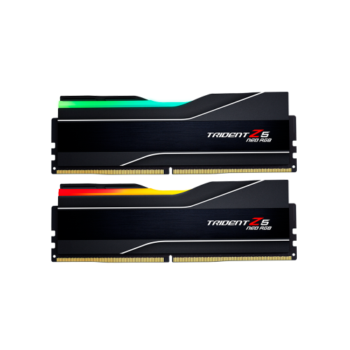 Kit Memoria RAM G.Skill Trident Z5 Neo RGB DDR5, 6000MHz, 32GB (2 x 16GB), Non-ECC, CL36, XMP, F5-6000J3636F16GX2-TZ5NR /MAX. 1 X CLIENTE