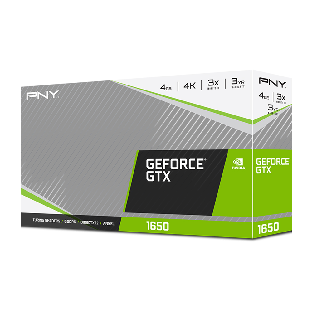 Tarjeta de video NVIDIA GeForce GTX 1650 4GB GDDR6, PNY Single FAN, HDMI, DP, DVI - VCG16504D6SFPPB, 3 AÑOS DE GARANTIA NACIONAL - Image 6