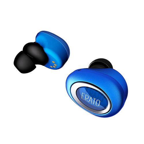 Audifonos Wireless Erato Muse 5 Azules, Qualcomm aptX, Certificación IPX5, AEMU05BL00