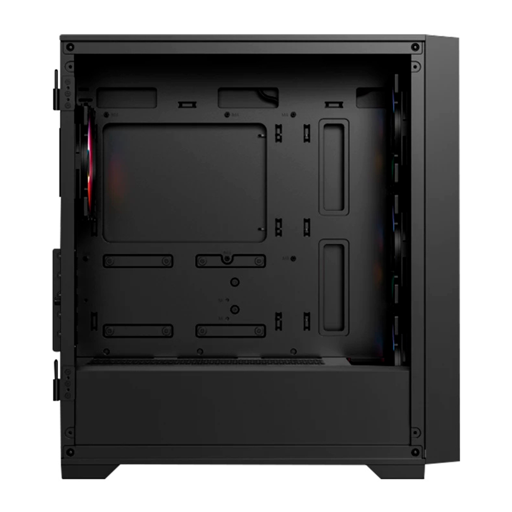 Gabinete Balam Rush Carbono Twin Mate 6000, Midi-Tower, Micro-ATX/Mini-ITX, USB 3.0/2.0, Sin Fuente, 4 Ventiladores RGB Instalados, Negro, BR-938815 - Image 4