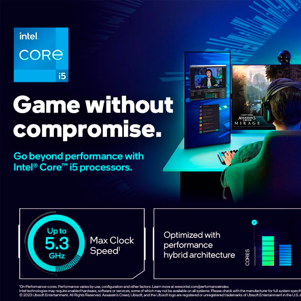 Procesador Intel Core i5-14600KF, Core i5 14th Gen, 14-Core (6P+8E), LGA 1700, Requiere Tarjeta de Video, BX8071514600KF - Image 2