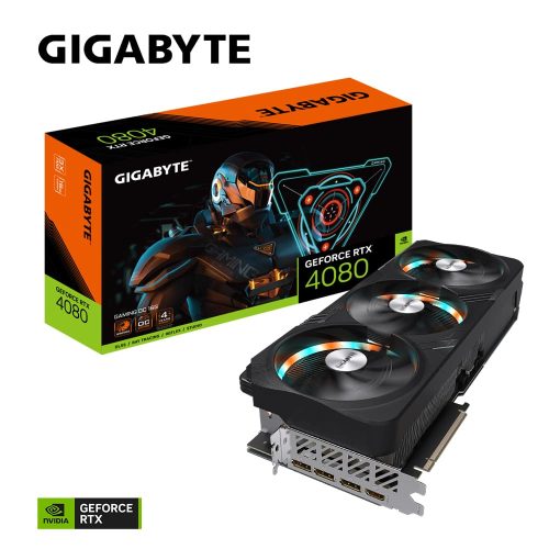 tarjeta de Video GIGABYTE NVIDIA GeForce RTX 4080 16GB Gaming OC, PCI Express 4.0, GV-N4080GAMING OC-16GD, 3 AÑOS DE GARANTIA NACIONAL