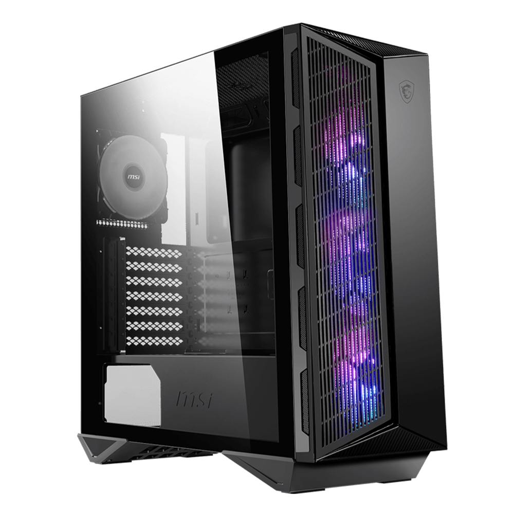 Gabinete MSI MPG GUNGNIR 110M, Cristal Templado, Led Multicolor, Black /USB 3.0, ATX